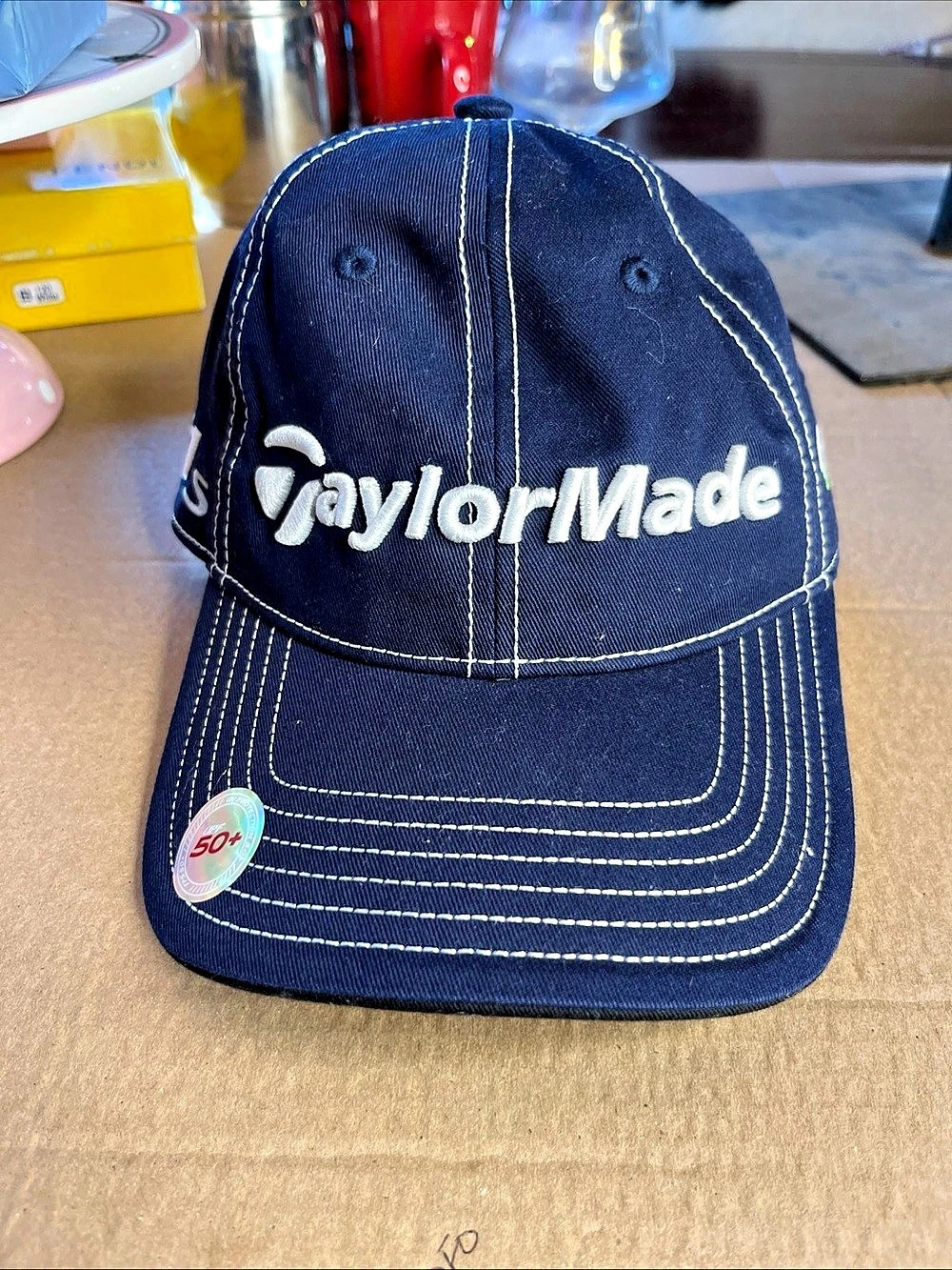 TaylorMade RBZ RocketBallz Adjustable Golf Hat Golf Cap Blue & White